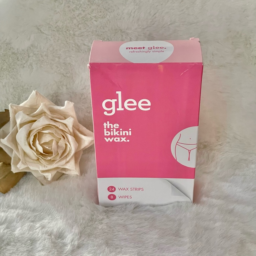 NWT GLEE “THE BIKINI WAX” ready to go jelly wax strips 24 w/ 8 finishing strips
